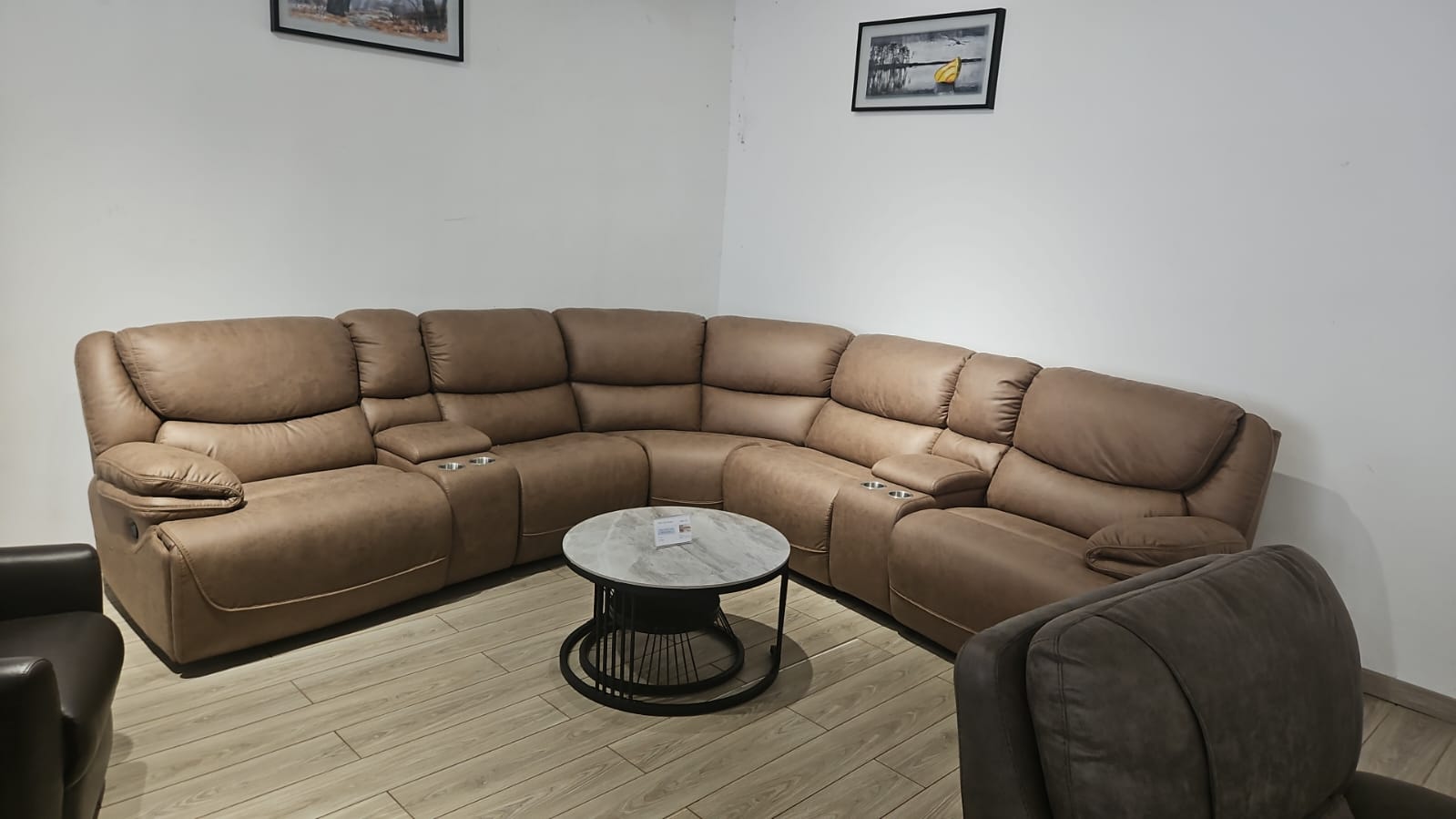 L-Shaped Sectional Recliner