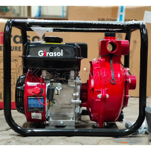 Gisarol – 6.5HP Gasoline High Pressure Water Pump – 2", 65M Head WP20H