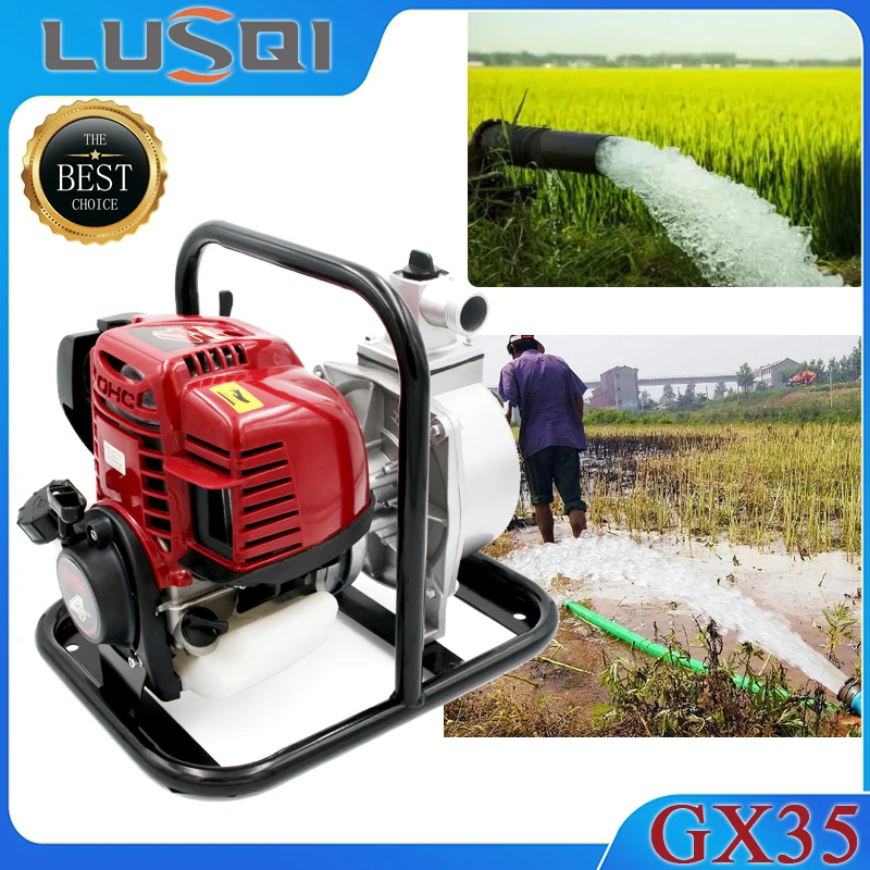 LUSQI 7HP Gasoline High Pressure Water Pump – 2", 65M Head LUS-WP20H