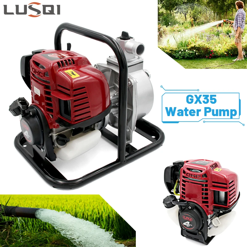 LUSQI 7HP Gasoline High Pressure Water Pump – 2", 65M Head LUS-WP20H