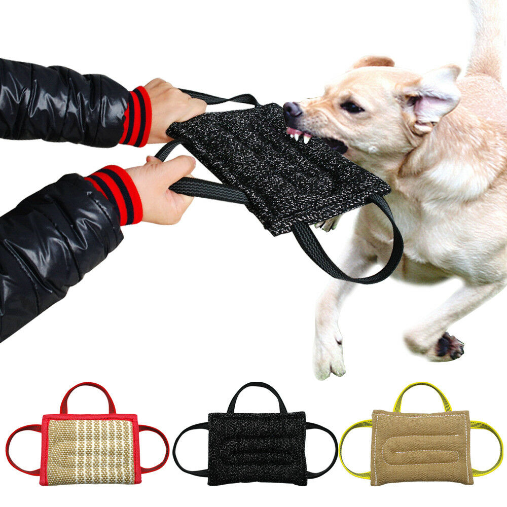 3-Handle Dog Training Tug Pillow DTT003