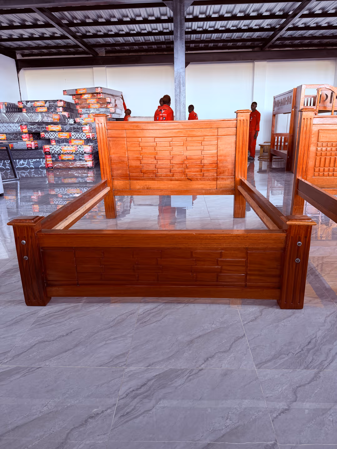 Solid Mahogany Bed CH
