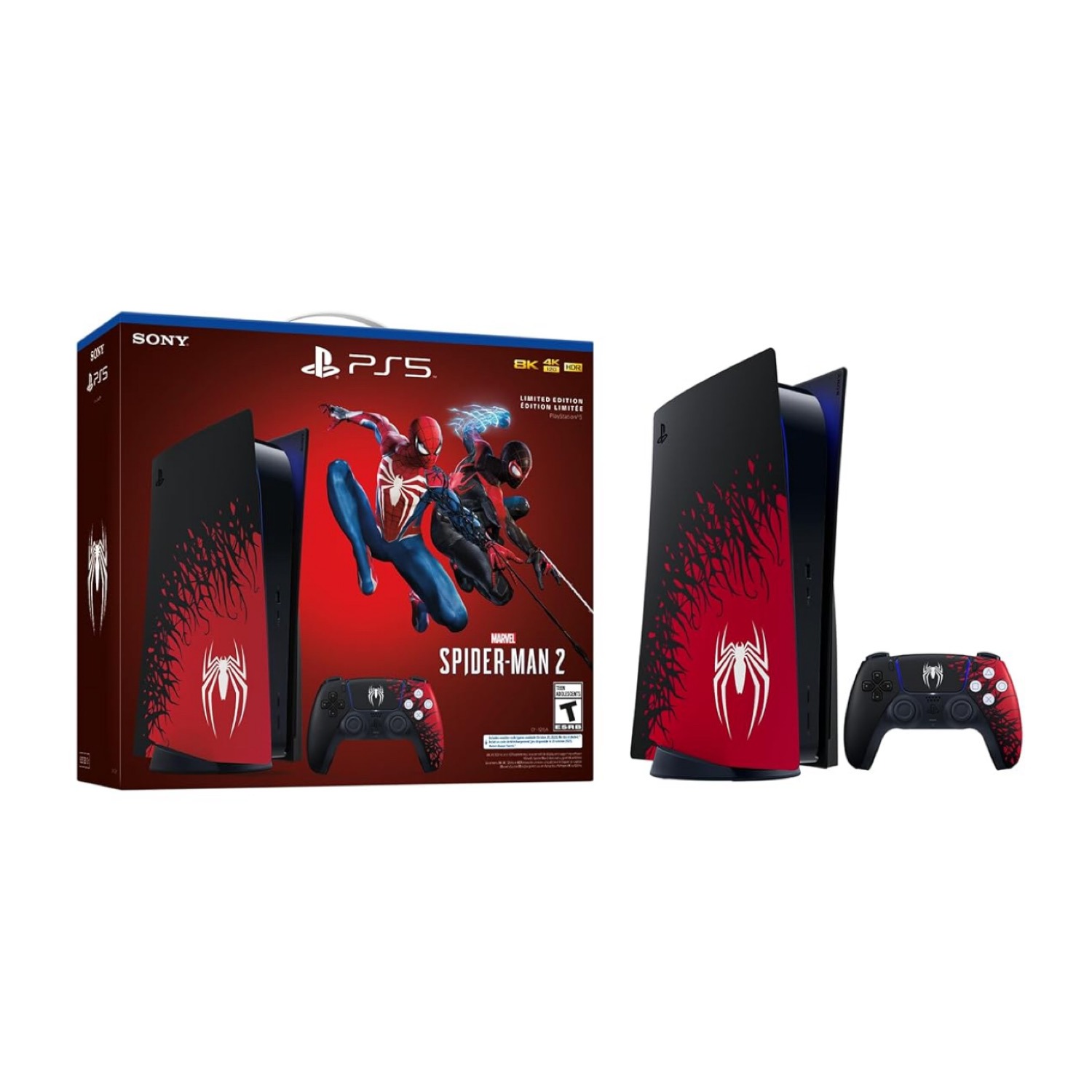 PlayStation 5 Marvels Spider Man 2 Bundle Console (Limited Edition)