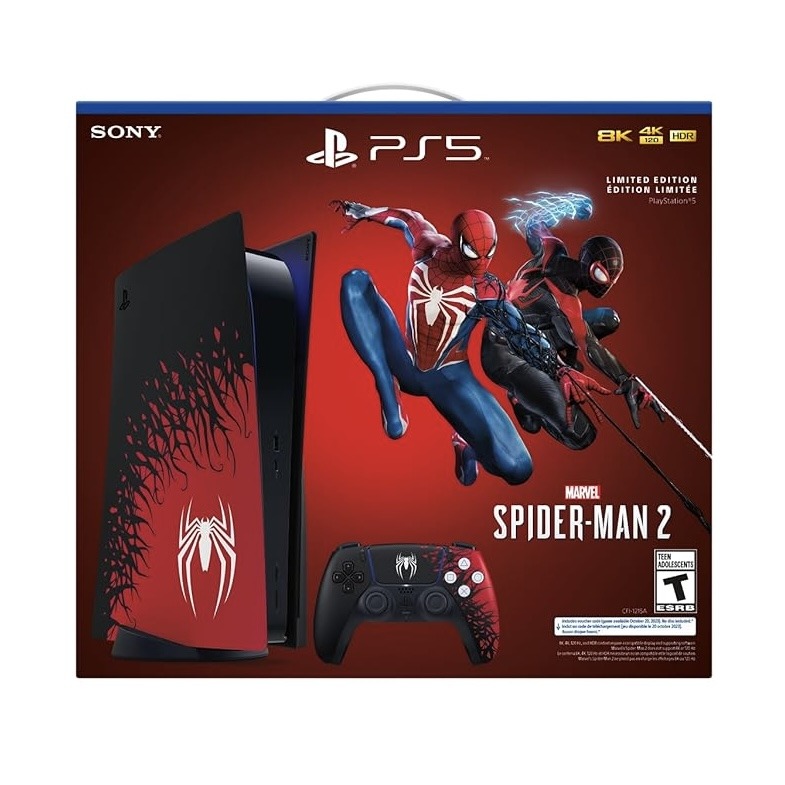 PlayStation 5 Marvels Spider Man 2 Bundle Console (Limited Edition)