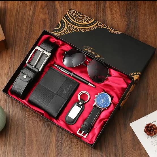 Men Gift Set Watch And Wallet